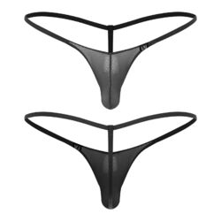 DE Herren String Tanga Sexy Dünn Durchsichtig G String Tanga Unterwäsche Slips