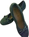  Ballerinas,Slipper.Mocassins von Gabor Gr.7/40,schwarz.Veloursleder.NEUWERTIG!!