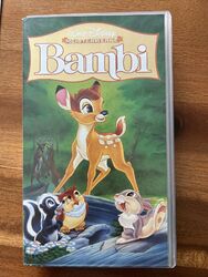 Bambi - Walt Disney - Meisterwerke, VHS - Kassette mit Hologramm