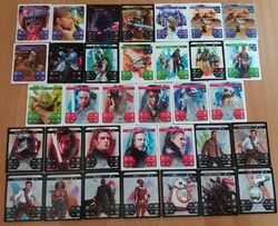 STAR WARS Der Aufstieg Skywalkers 34 Sammelkarten Trading Cards Glitzer Kaufland