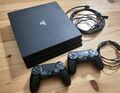 Sony PlayStation 4 Pro 1TB CUH-7216B Heimkonsole Schwarz und 2 Controller 