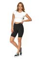 Damen Kurz LEGGINGS Radlerhose Shorts Leggins mit hoher Taille Sporthose Moraj