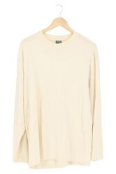 HEMPAGE Langarmshirt Damen L Beige Casual Basic Top