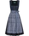 Country Line Midi-Dirndl midi Dirndl Balkonett-Ausschnitt Kragenlos