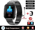 Bluetooth Luxus Smartwatch Herren watch Fitness Herzfrequenz Blutdruck Männer