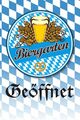 Blechschild Biergarten Cafe Kneipe Bar Garage Wand Deko 20x30cm Lustige Sprüche