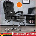 Massage Schreibtischstuhl Bürostuhl Gamingstuhl Racing Chair Chefsessel Fußstüt