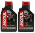 Motul 710 2T vollsynthetisches Motorrad Motoröl 2x 1l = 2 Liter