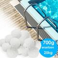 700g Filter Balls für Pool Sandfilter ersetzen 25 kg Filtersand Filterbälle NEU