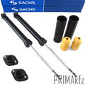 2x SACHS 556882 Stoßdämpfer hinten + Anschlagpuffer Domlager für Bmw 3er E36 E46