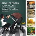 Buggy board für Kinderwagen Rollbrett Kiddy Trittbrett mit Sitz Mitfahrbrett