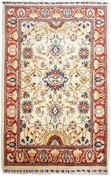 Teppich Orient Ziegler Sultani 120x180 cm 100% Wolle Handgeknüpft Rug beige