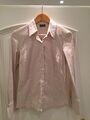 GERRY WEBER Damen Bluse Tunika Shirt Top Beige Weiß Gr. 38 Langarm