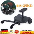 Buggyboard mit Sitz Kiddyboard Kinderwagen Board Buggy Board Rollbrett bis-25KG