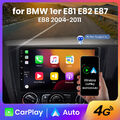 6G+128GB Android13 Autoradio CarPlay DAB+GPS Navi für BMW E81 E87 2004-11 4G LTE