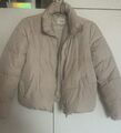 Daunenjacke Creme Beige 