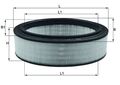 KNECHT Luftfilter LX 2844 Filtereinsatz für RENAULT SANDERO LOGAN DACIA KANGOO 1