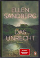 Ellen Sandberg Das Unrecht 2022 geb. Ausgabe w. Neu