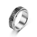 8Mm Ring Herren Stahl Damen Titan Edelstahl Schlicht Keltischer Drac ∈ ∈