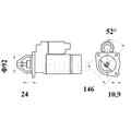 Starter MAHLE MS 25 Startanlage