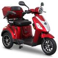 Rolektro E-Trike 25 V.2 Rot 1000W Elektroroller E-Roller E-Scooter Seniorenmobil