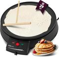 Clatronic Crêpes Maker CM 3372, Antihaftbeschichtet, Stufenlos Regelbar, Ø 29cm