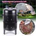 Räucherschrank Räucherofen Smoker Grill Räuchern Grill Räuchertonne Barbecue NEU