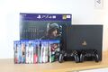 Sony PlayStation 4 Pro 1TB Heimkonsole - Schwarz +  12 Spiele Und Controller