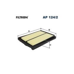 1x Luftfilter FILTRON AP 124/2 passend für NISSAN RENAULT