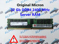 Micron 32 GB RDIMM ECC Reg DDR4-2400 HPE Cloudline CL2200 Gen10 G10 Server RAM