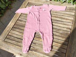 NAME IT Strampler  68 74  Baby Schlafanzug rosa 100 % Baumwolle 