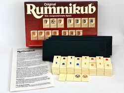 Original Rummikub von Jumbo (3465) - kleine Ausgabe Reisespiel - vollständig