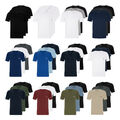 3er Pack BOSS Herren Classic T-Shirts kurzarm Shirts Pure Cotton C-Neck V-Neck