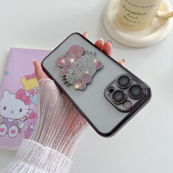 Hülle für iPhone 7 8 11 12 13 14 15 16 PRO MAX MINI XR Glitzer Case Kameraschutz