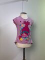 *Dreamworks* Trolls T-Shirt Mädchen Gr. 98/104 in Rosa mit Aufdruck