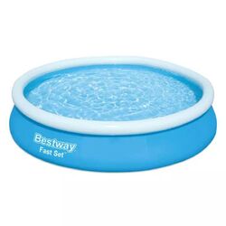 Bestway Fast Set™ Aufstellpool-Set mit Filterpumpe Ø 366 x 76 cm, blau, rund