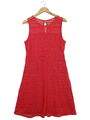 COMMA Spitzenkleid Damen Gr. DE 42 rot Casual-Look