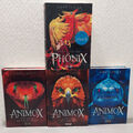 Aimee Carter - Animox Band 2, 3 + 5 + Der Fluch des Phönix - Hardcover Oetinger