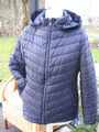 "Multiblu" Damen Steppjacke Gr. 42 * dkl.blau * abzippbare Kapuze