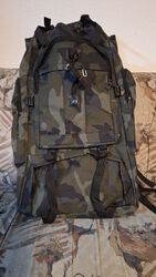 Camouflage Rucksack Outdoor Wander Camping ca 80 Liter