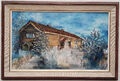 Traumhaftes Ölgemälde Gemälde Oil Painting Meisterwerk Landschaft Winter Natur