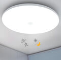 360° Sensor Deckenlampe mit Bewegungsmelder LED Decken Wandleuchte Bad Flurlampe