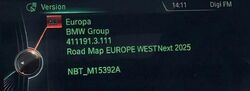 Genuine BMW West & East Europe Next 2025 MAP Navigation update + FSC Code