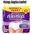 Always Discreet Plus L Inkontinenzhosen Monatspack - 32 Stück