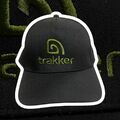 Baseball Angelkappe Trakker Angeln Flexi Fit schwarz mit gesticktem Logo