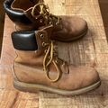 TIMBERLAND Boots Stiefel Wanderschuhe Größe 38 Trekking Boots Leder gelb/wheat