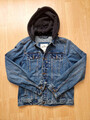 Hollister Jeansjacke / Jeans Jacke mit Kapuze - Kapuzenjacke / Gr. L / blau