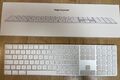 Apple Magic Keyboard mit Ziffernblock für Mac I QWERTZ I Silber/Weiß