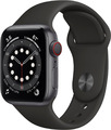 Apple Watch Series 6 GPS + LTE W/40MM Grau Aluminium Hülle Sport Band - Gut