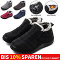 Herren Winterstiefel Stiefeletten Outdoor Boots Warm Gefüttert Damen Schuhe NEU